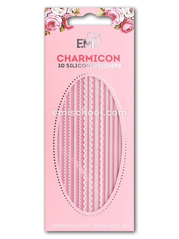 Charmicon 3D Silicone Stickers Lace Mix nr. 3