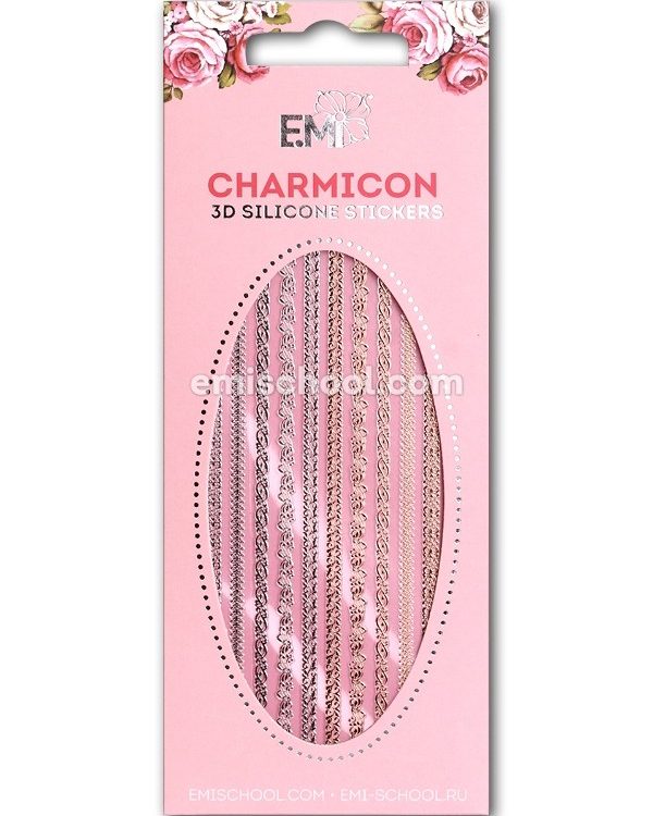 Charmicon 3D Silicone Stickers Ornament Mix nr. 1