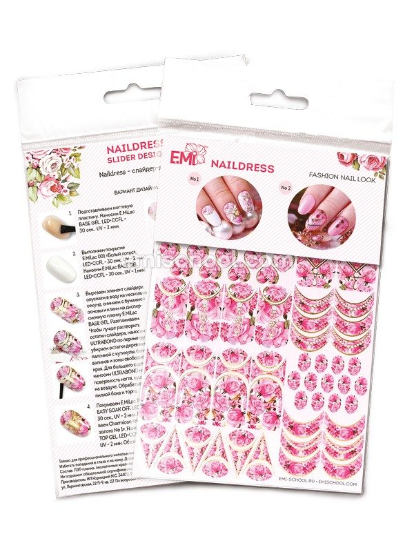 Naildress Slider Design Tender Roses