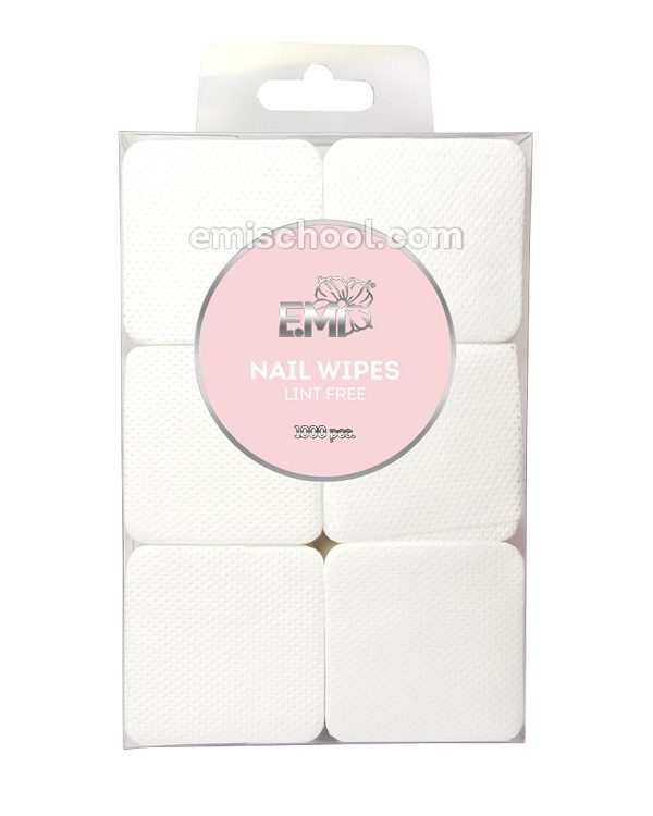 NAIL WIPES LINT FREE 1000buc.